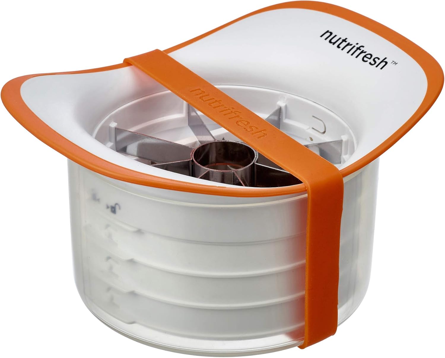 Nutrifresh Prep Lot de 4 trancheuses à fruits et légumes avec