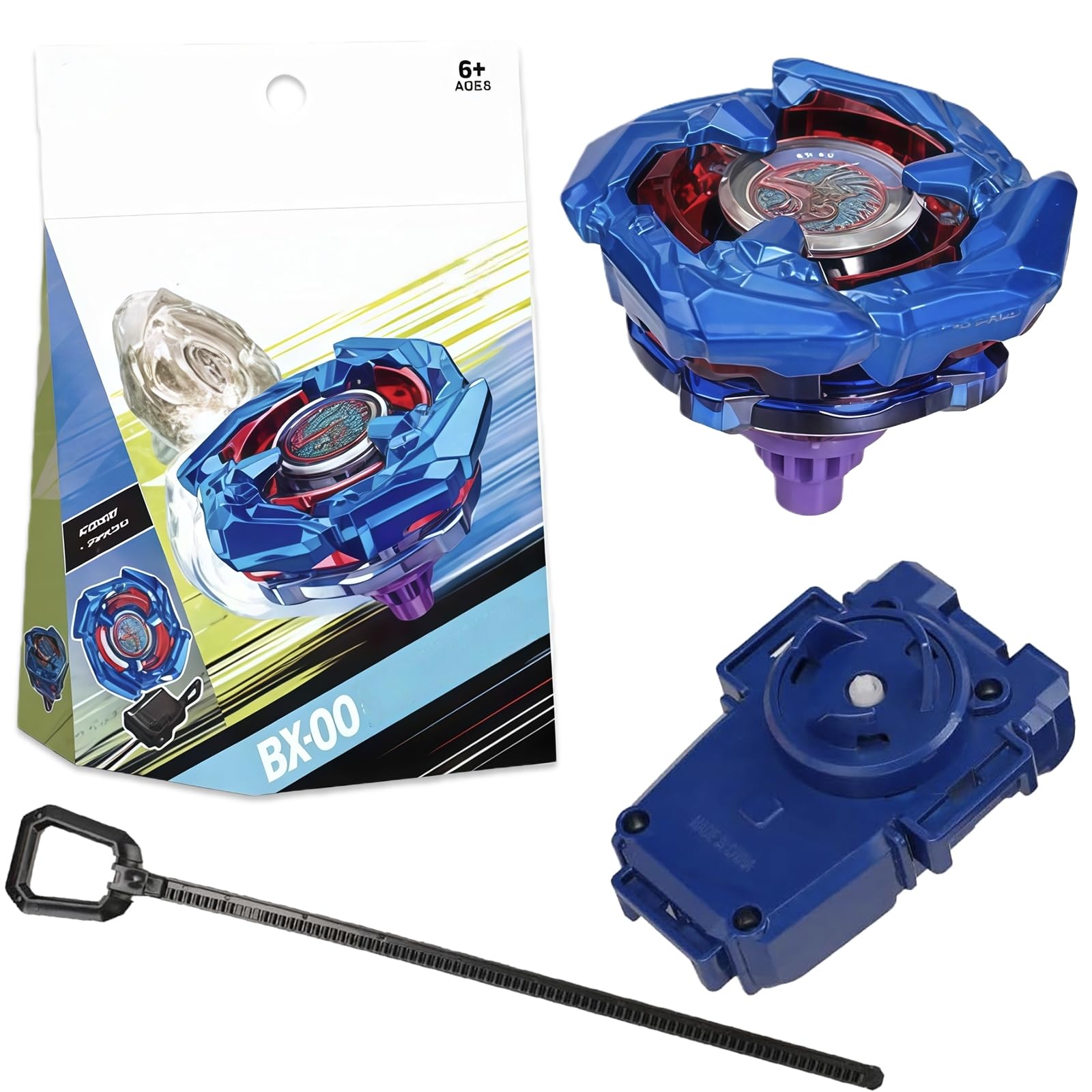 Metal Fusion Spinning Top Set - Spinning Toys Set, Includes Right-Spin Tops and LaunchersMetal Fusion Gyro Game Birthday Gift for Kids Children Boys Ages 6+