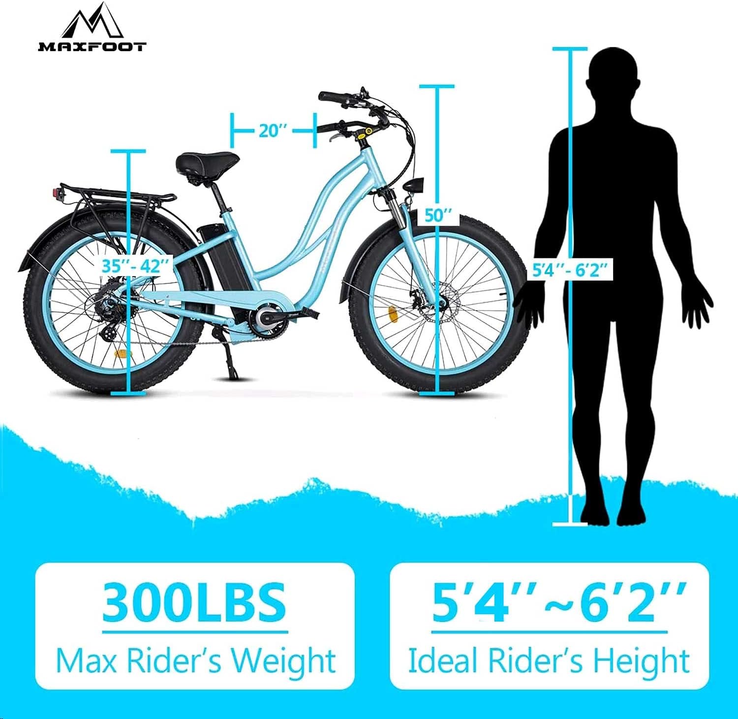 Authentic Online Maxfoot Electric Bike Step Through Women S Ebike 750w 26inch Fat Tire Sports Outdoors Timeless Classic Propangas Com Br