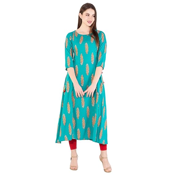 Women's Rayon A-Line Kurta