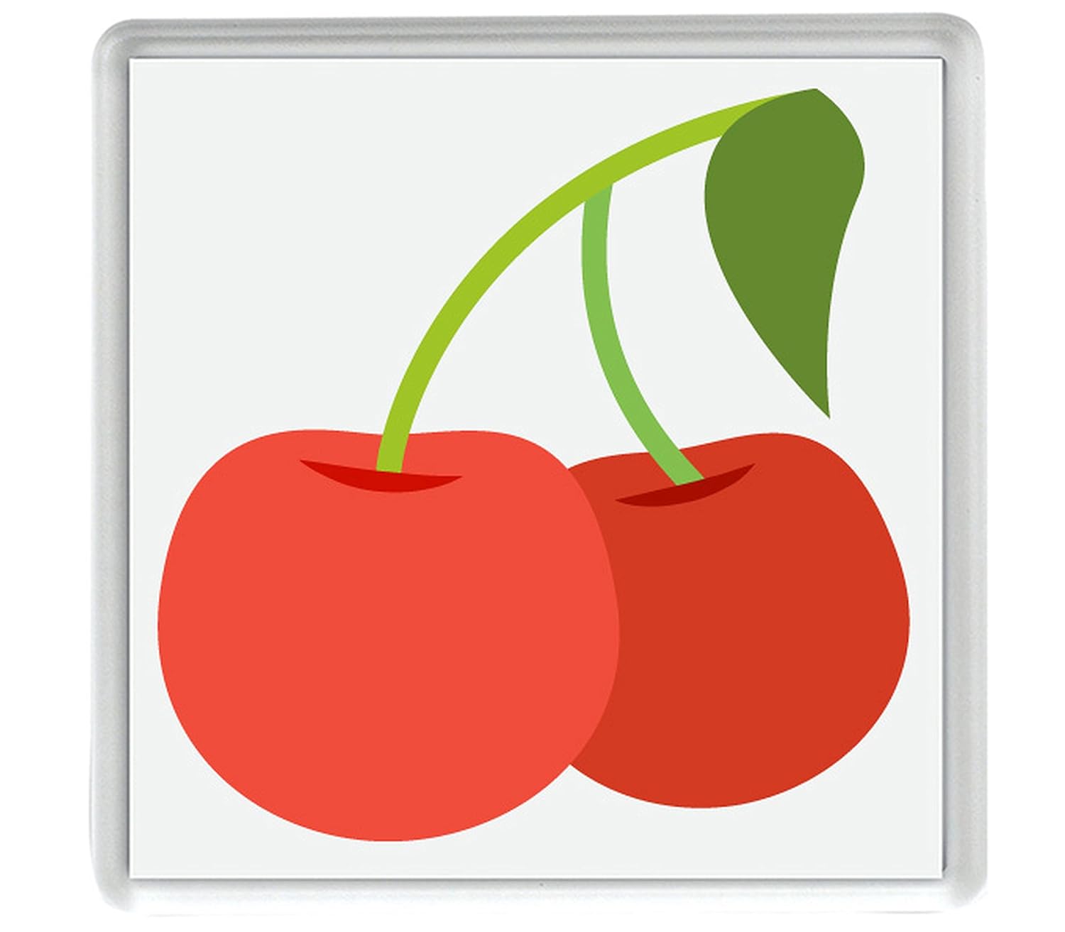IamEngland Cerezas Emoji 58mm x 58mm Nevera Imán/Cherries Emoji ...