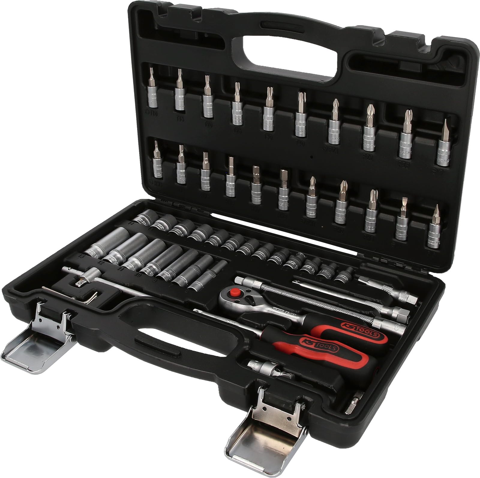 KS Tools 911.0653 1/4-inch Superlock Socket Set (53 Pieces)