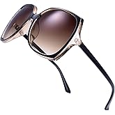 The Fresh Women's Oversized Square Jackie O Cat Eye Hybrid Butterfly Fashion Sunglasses - Exquisite Packaging