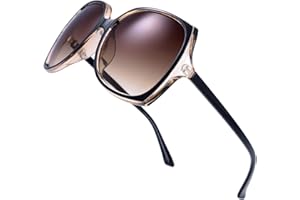 The Fresh Women's Oversized Square Jackie O Cat Eye Hybrid Butterfly Fashion Sunglasses - Exquisite Packaging