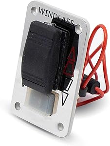 Five Oceans Waterproof Anchor Windlass Up/Down Rocker Switch Panel, 12V FO-3290-1
