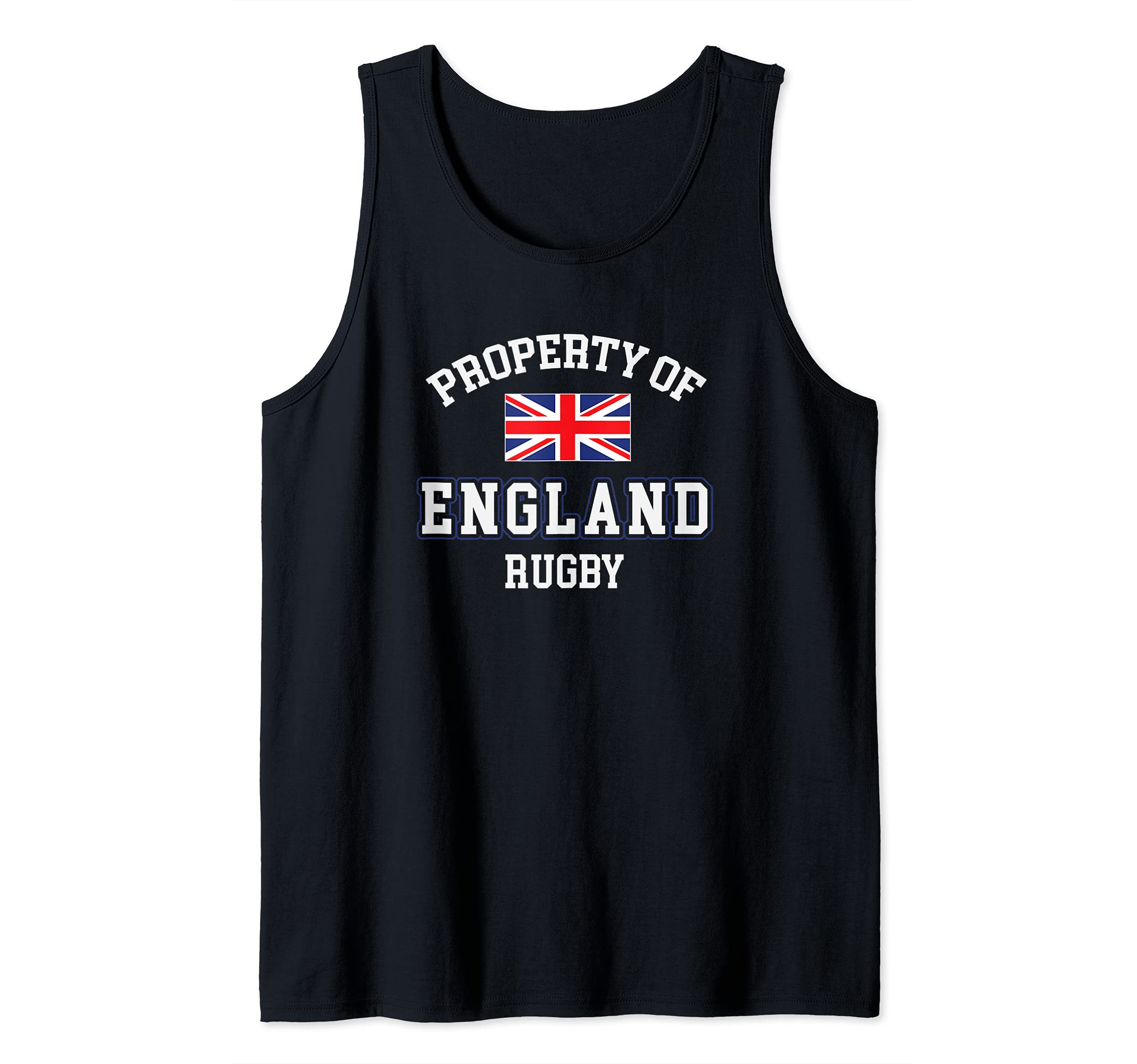 Property England UK Rugby Team Flag Player Fan Supporter Tank Top