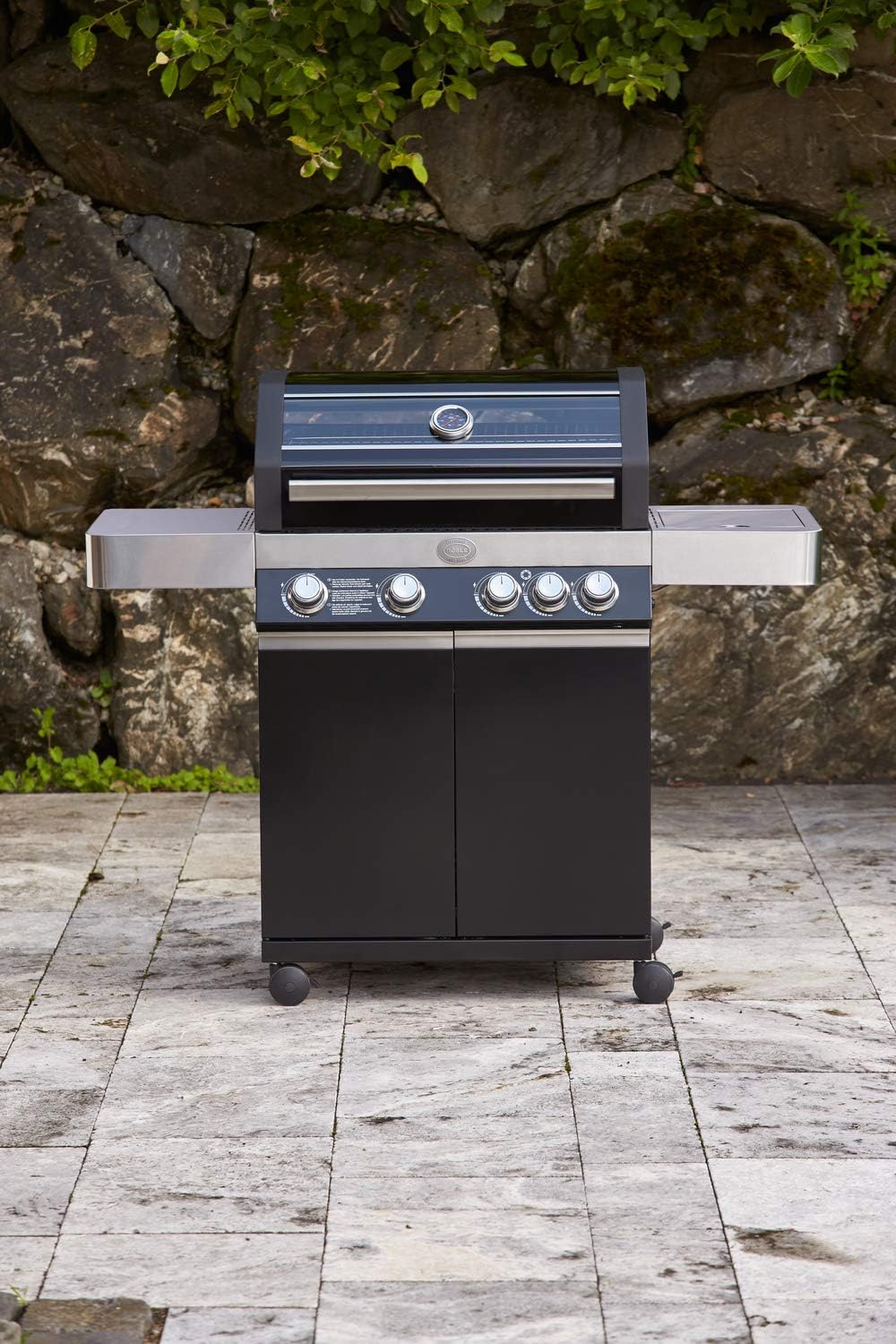 Amazon Com Rosle 25310 Videro G4 Protective Cover Bbq Station 145x70x110 Cm Black Garden Outdoor