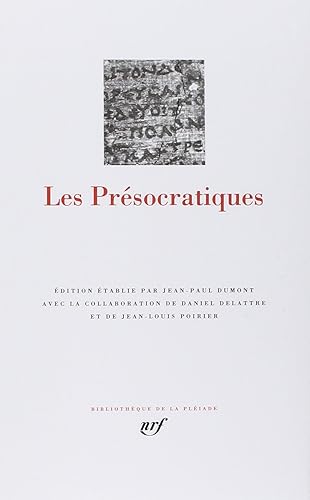 Download Les Présocratiques PDF