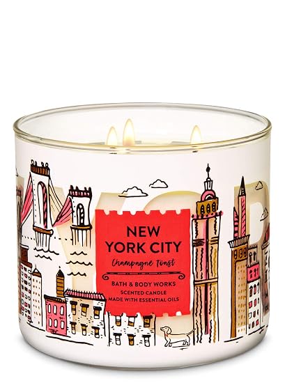 Amazoncom Bath Body Works 3 Wick Candle New York City