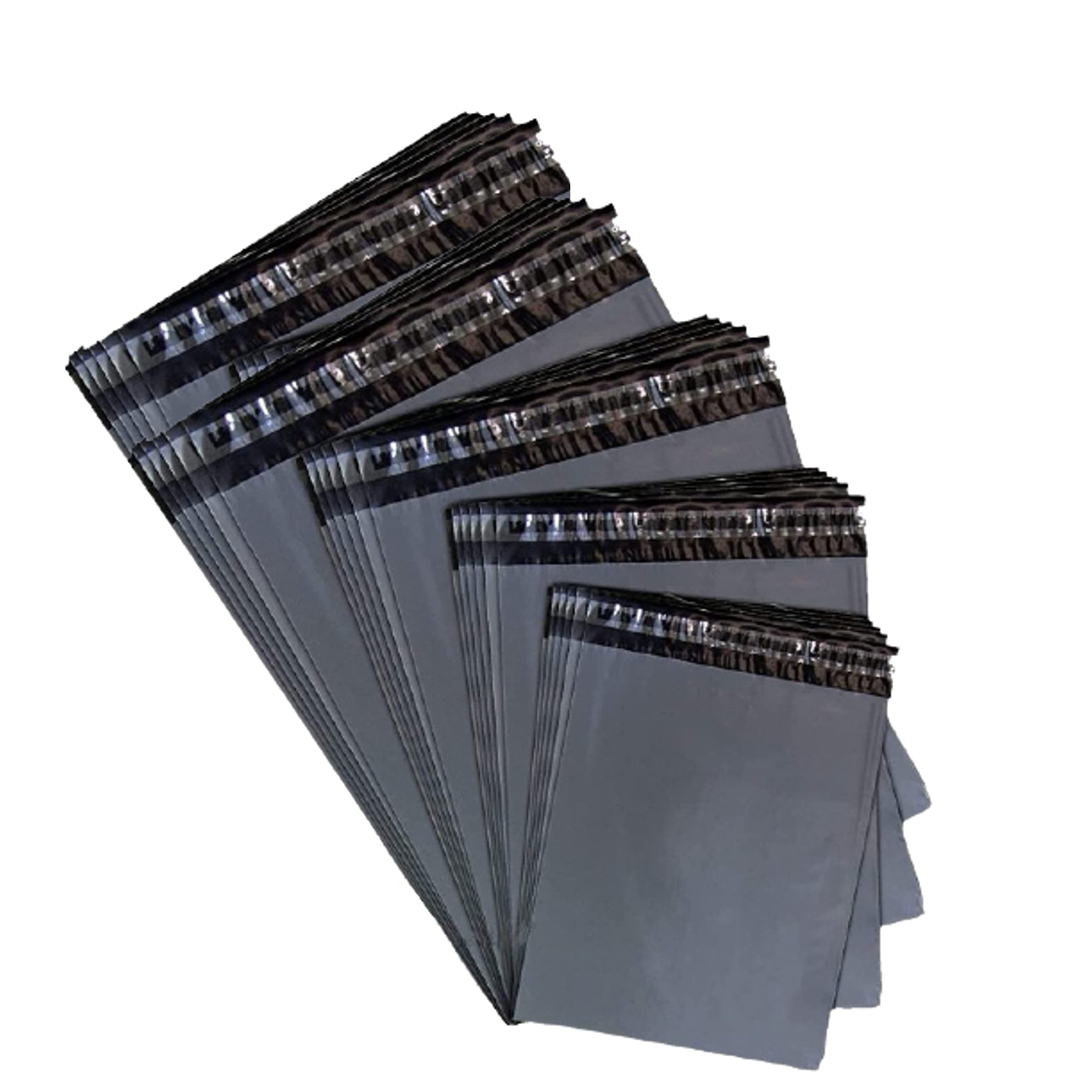 55 Mixed Grey Parcel Bags, Postage Bag Mailing Bags 5 Sizes 10 Each + 5 Extra Large Free Poly Postal Bags Self Seal Small to Large Mailing Bags Packaging Assorted Mailers Posting Shipping Post Parcels