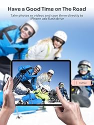 Gulloe 256GB iPhone Flash Drive for Photos, Memory