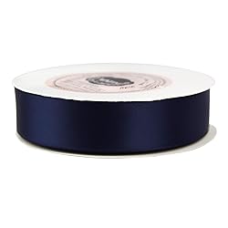 VATIN Double Face Deep Navy Blue Satin Ribbon