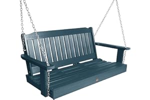 highwood AD-PORL2-NBE Lehigh Porch Swing, 4 Feet, Nantucket Blue