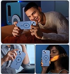 FATUOQIA Privacy Case for iPhone 15,Magnetic iPhone
