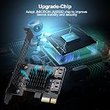 ACTIMED 2-Port SATA III 6Gbps PCI Express Expansion Card for SSD HDD view 3