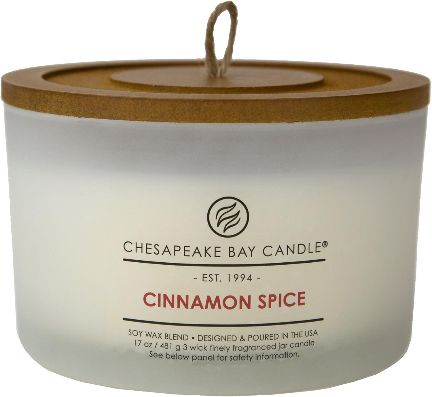 Chesapeake Bay Candle Scented Candle, Cinnamon Spice, Large Jar: Home & Kitchen