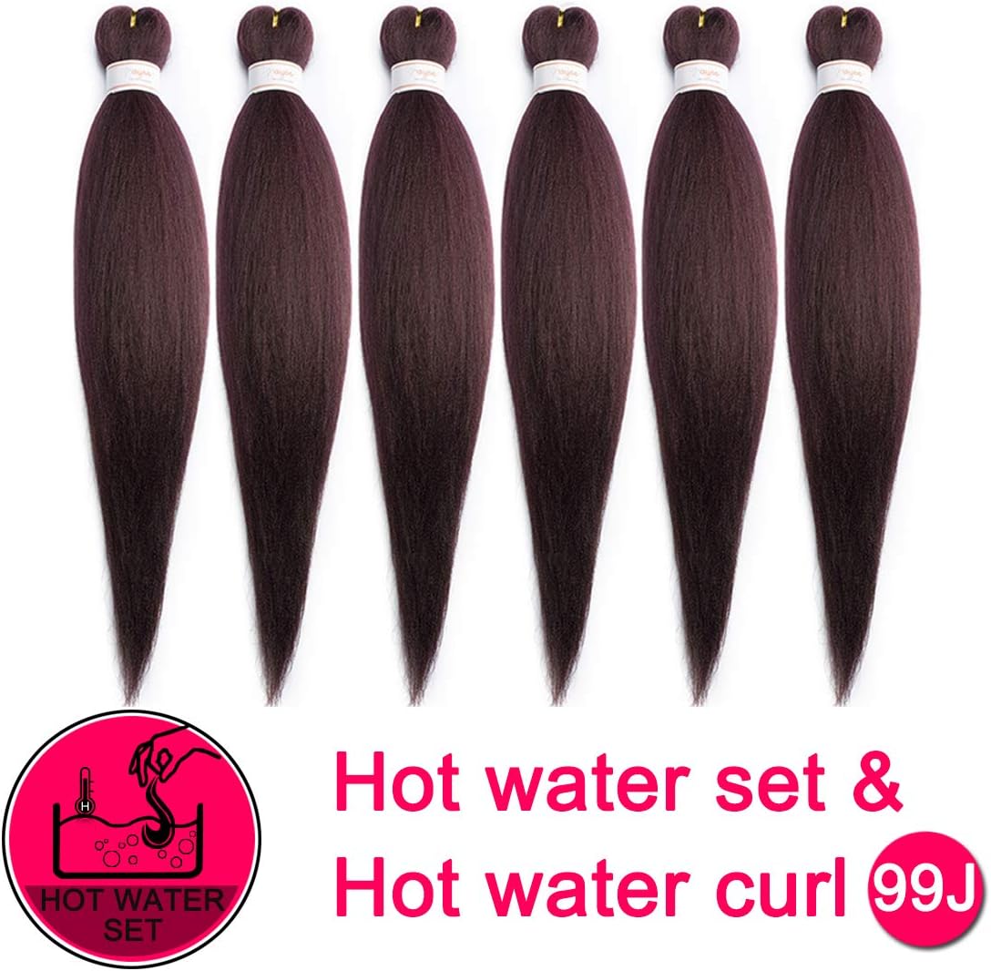EZ Braiding Hair Professional (Pre-Stretched Braid) Itch Free Braiding Hair Synthetic Hair Braids for Women