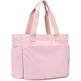 Bagelite Lightweight Puffy Tote Bag, Birthday Gift for Teen Girls, Work Gym Bags for Women, Quilted Tote, Valentine's Gifts