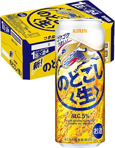 Amazon Co Jp 新ジャンル 第3のビール キリン のどごし 生 500ml 24本 食品 飲料 お酒