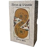 Vieux Monde Express Tarot de Vi&eacute;ville &amp; Guide | Vieville Tarot Cards, Full Size | Sturdy Two piece Box for Storage