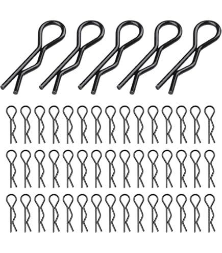 Amazon.com: Hobbypark 1/18 Body Clips Small Bent Springy R
