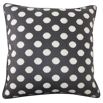 Amazon Com Jiti Spot Black Outdoor Throw Pillow 20 By 20