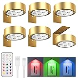 maylit 6 Pack RGBW Picture Lights for
