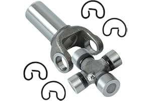 JAVOUKA (3-3-2431X) Transmission Slip Yoke + (5-460X) U-Joint Kit for GM Turbo 400, for TH400 Transmission, for Muncie M21 M22, for 4l80E 4L85E, for Super T10, 1350 Series