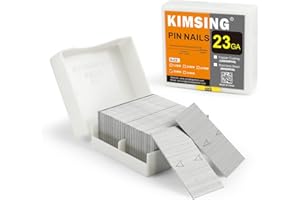 KIMSING P630SS(30mm) 23 Gauge Stainless Steel Micro Pin Nails 9,000 Pcs/Box, Headless Pinner Nails for Pneumatic Pin Nailer