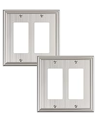 TREEWELL 2-Pack Decorative Double Decorator Outlet