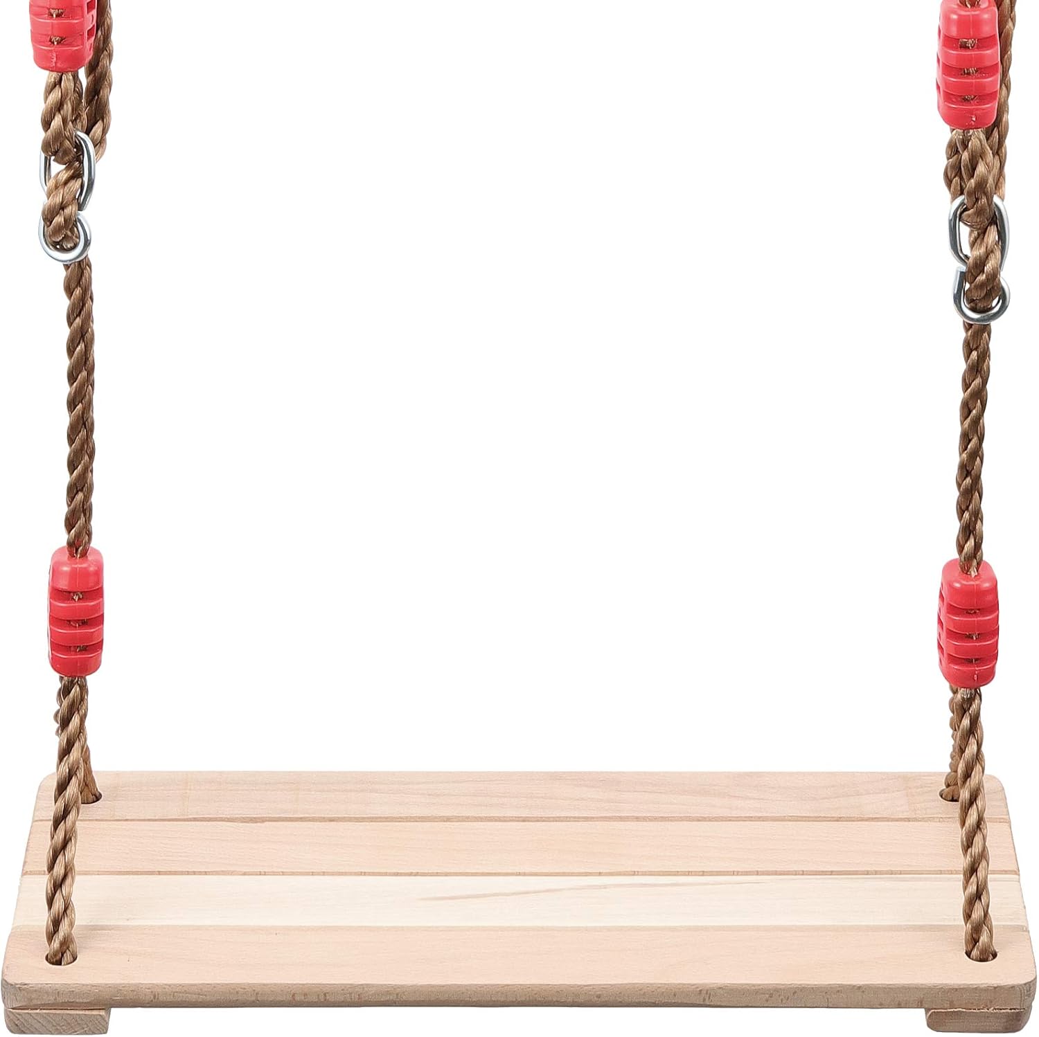 KEILEOHO 15.8 x 6.3 Inches Natural Wood Tree Swing Seat , Adjustable Wooden Swing, Hanging Wooden Swings Seat, Adult, Garden, Yard, Park, Home, Indoor, Outdoor, 330 Lbs Capacity