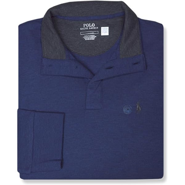 POLO RALPH LAUREN Men's Half Zip French Rib Cotton Pullover