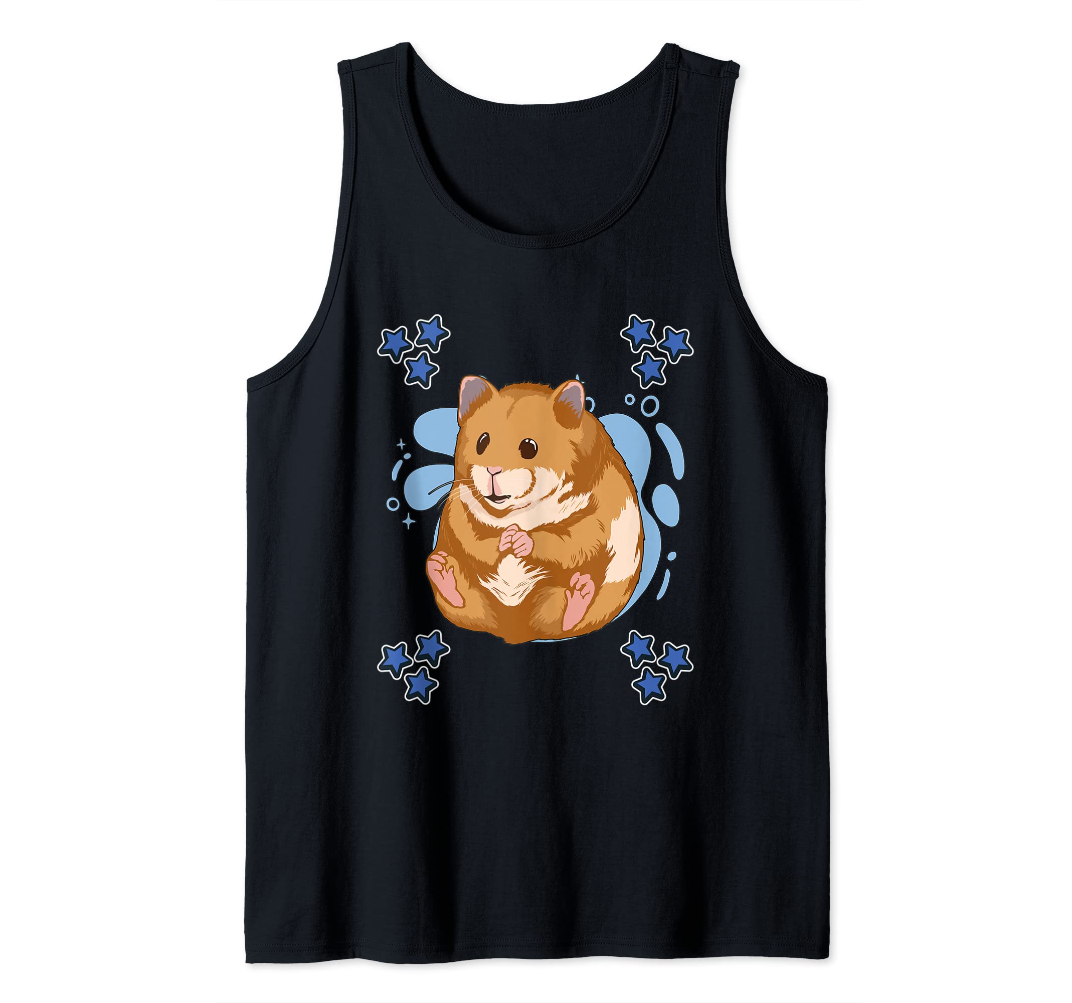 Hammy Blue Design Hamster Tank Top