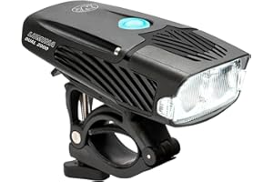NiteRider Lumina Dual 2000 Lumen USB-C Rechargeable Dual LED Front Bike Light - 7 Modes Powerful Lumens IP64 Waterproof Bike 
