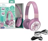 Lexibook Disney Stitch 2 in 1 Wireless Wired Headphones Pink HPBT010D1