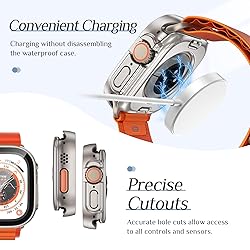 2-Pack Goton Waterproof Apple Watch Case for iWatch