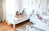 Safetots Narrow Wooden Bed Guard 90cm x 38cm Natural Bed Rail for Toddler Safety view 7