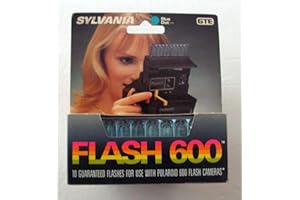 Sylvania Blue Dot Flashbar "Flash 600" GTE 10 flashes for Polaroid 600 Cameras