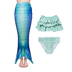 Superband Girls Mermaid Bathing Suit 3PCS