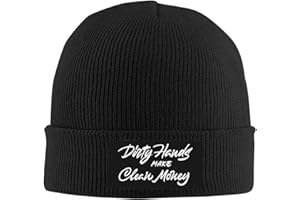 Dirty Hands Make Clean Money Funny Gifts Beanie for Men Women Unisex Knit Hat Winter Hats Beanies Hats Black-c