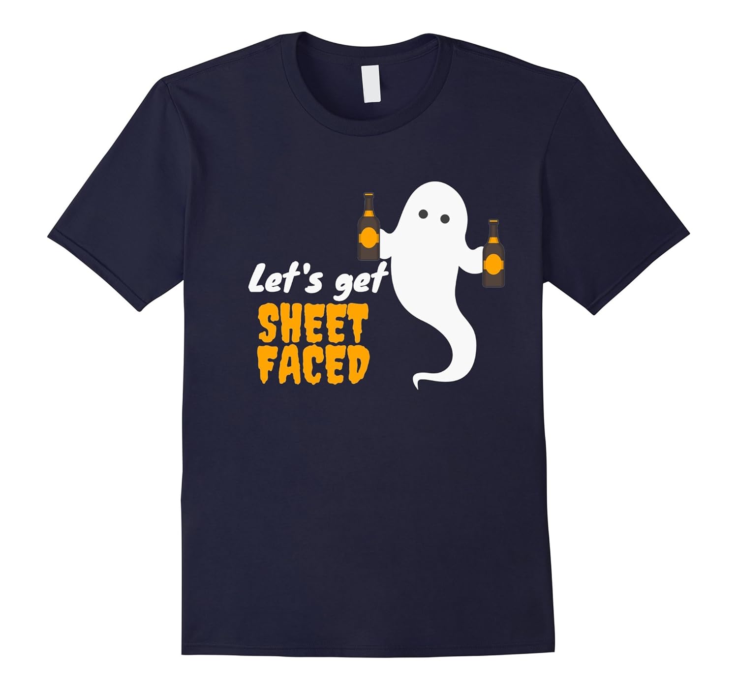 Sheet Faced Halloween T-Shirt-FL