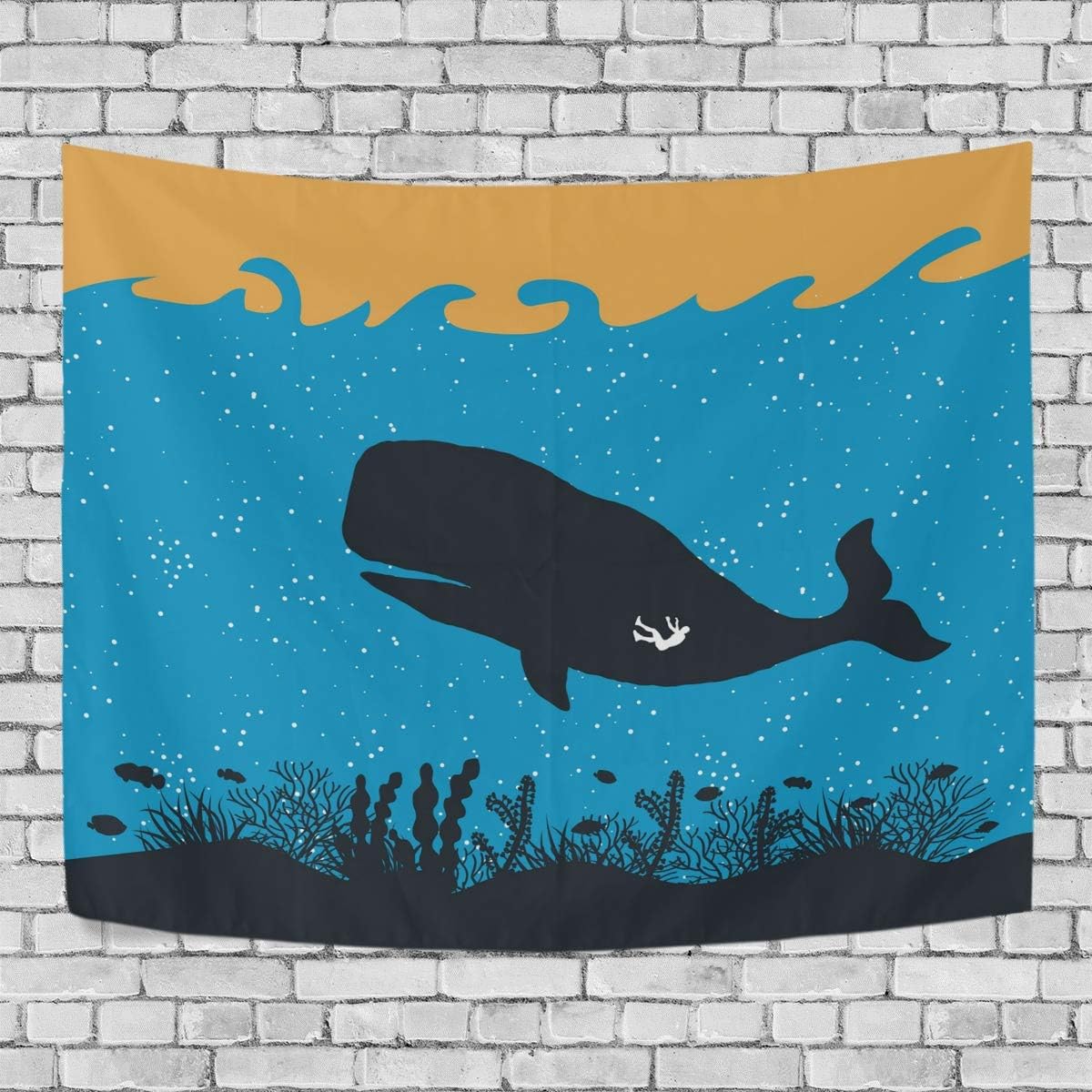 Amazon Com Hzvbengftz Hipster Wall Bible Story Jonah Whale Big