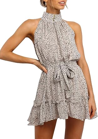 high neck sundress