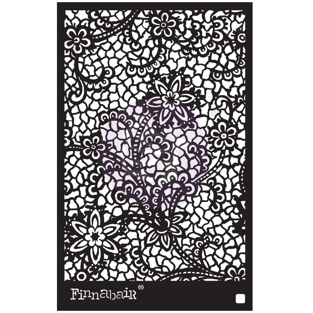 PRIMA MARKETING INC ELEMENTALS STENC 6X9 Floral NET, One Size