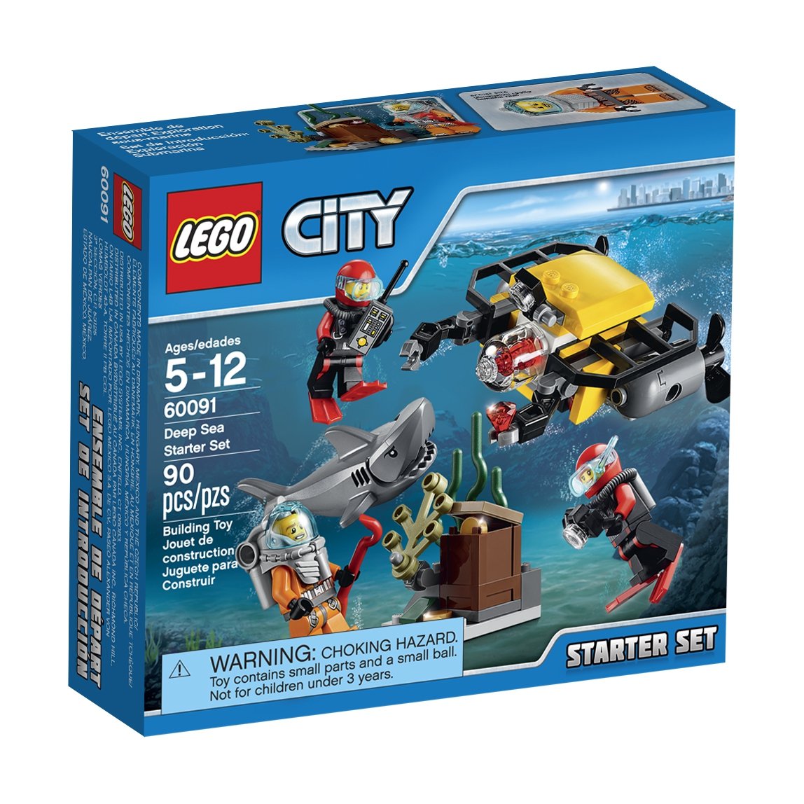 LEGO City Exploradores del Mar Profundo 60091 Kit de construcción inicial