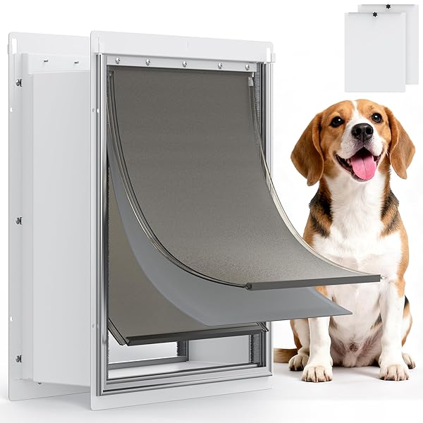 POWOOLS PET DOG DOOR FOR WALL – ROBUST...