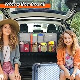 SURDOCA Hanging Car Boot Organiser XL Grey 600D Oxford Storage Bag view 6