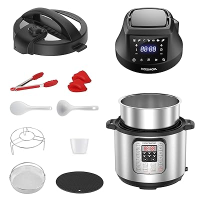 Rozmoz Qt Pressure Cooker Air Fryer Combo with Zambia Ubuy