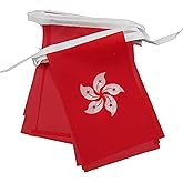 AZ FLAG Hong Kong 6 meters BUNTING Flag 20 flags 9'' x 6'' - Hong Konger STRING flags 15 x 21 cm