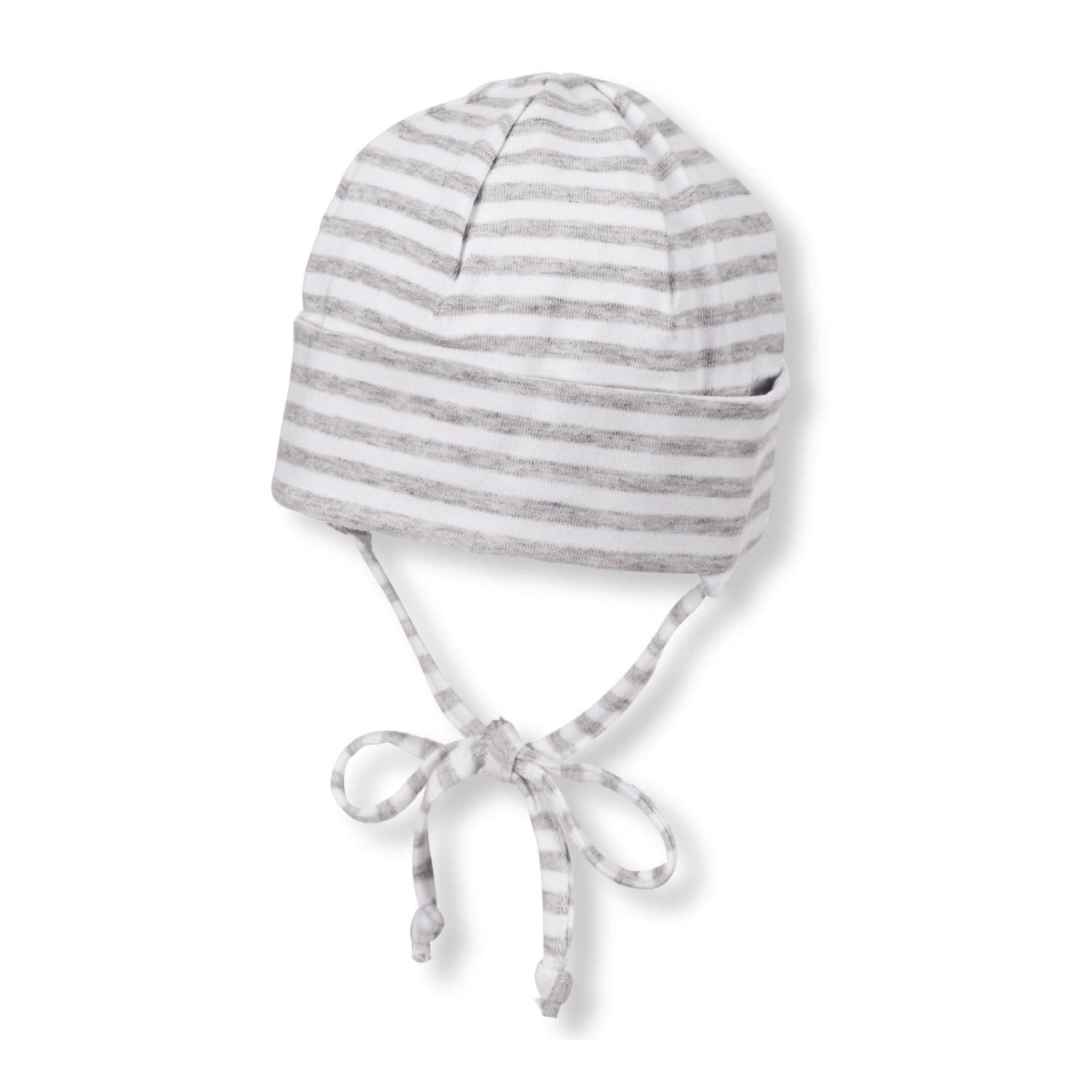 Sterntaler Beanie Hat with Tie Cords and Earmuffs, Age: 9-12 Months, Size: 47, White
